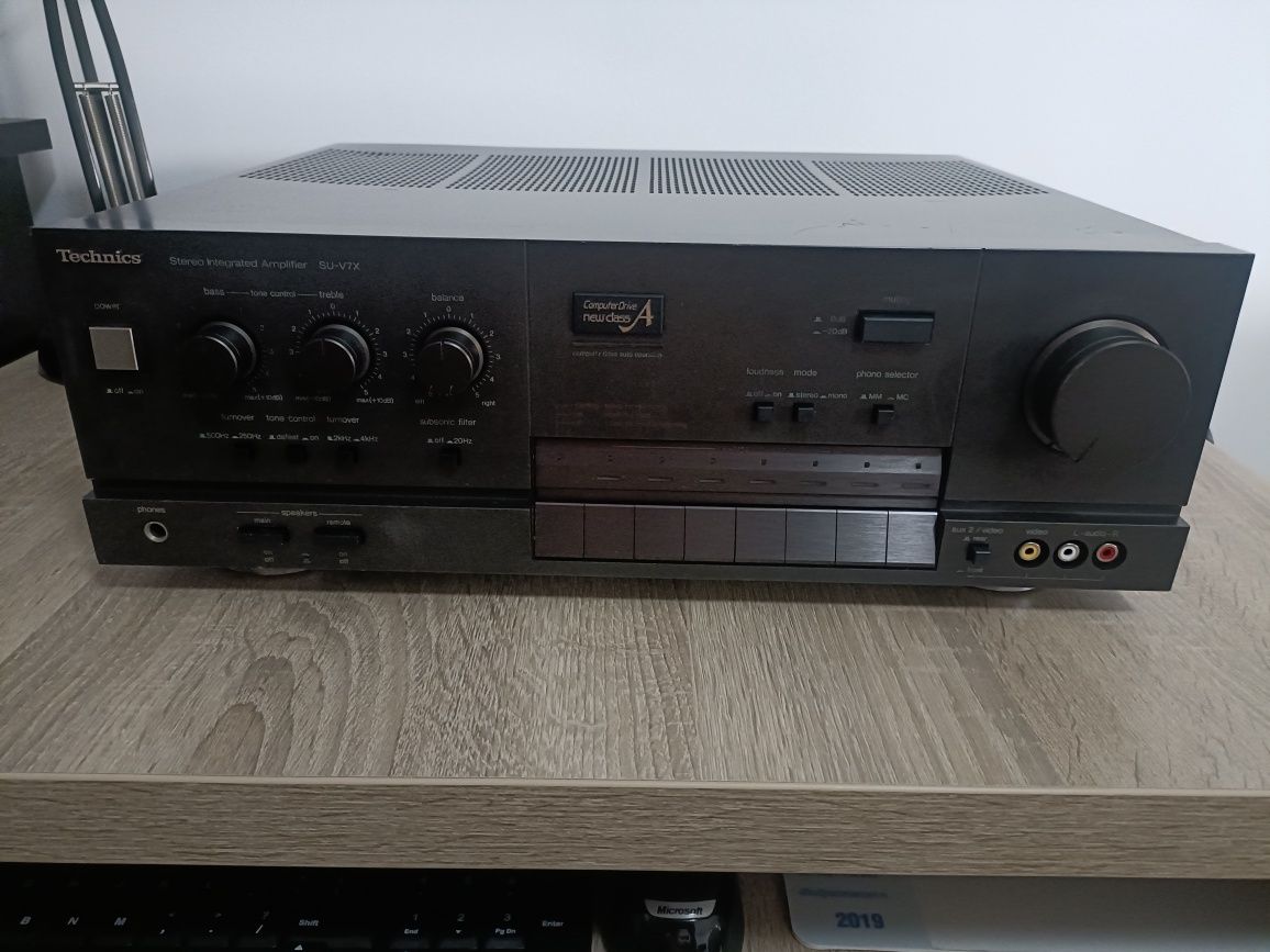 Technics SU V7X, amplificator stereo vintage made in Japan, 100W/canal