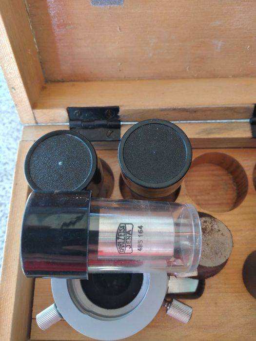 Set lentile microscop carl zeiss foarte vechi
