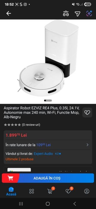 Vând aspirator robot