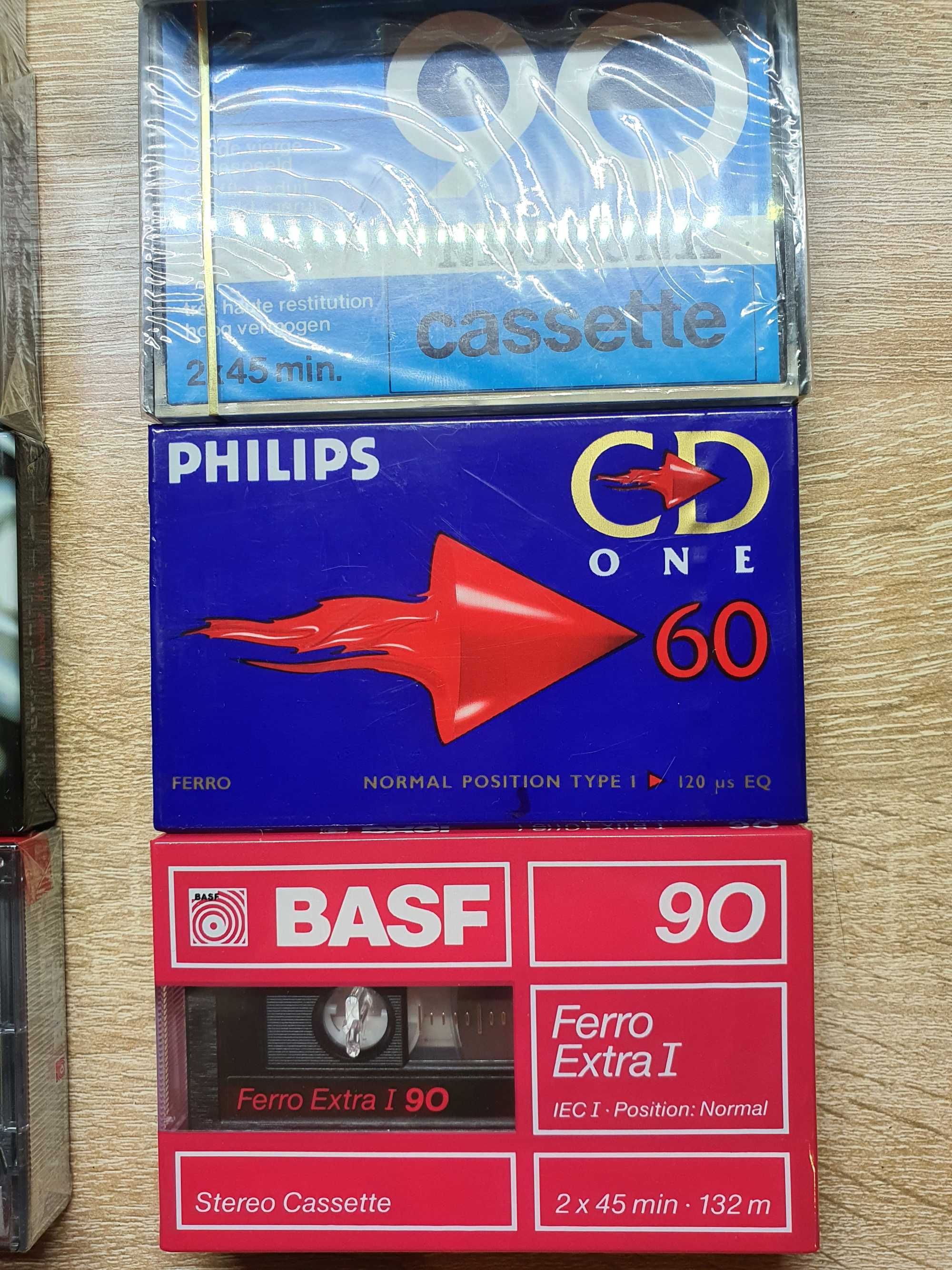 set 6 casete audio sigilate Basf Philips Maxell Neufunk