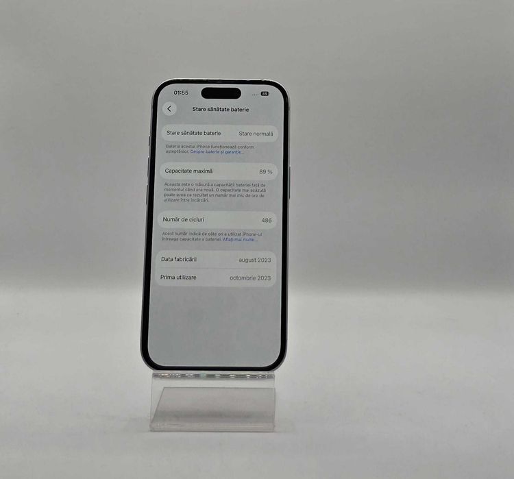 Iphone 15 White / Impecabil / Baterie 89% * Krom Amanet Margeanului *