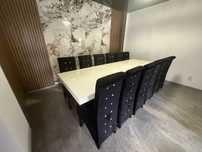 Set masa+scaune MDF 12 persoane noua