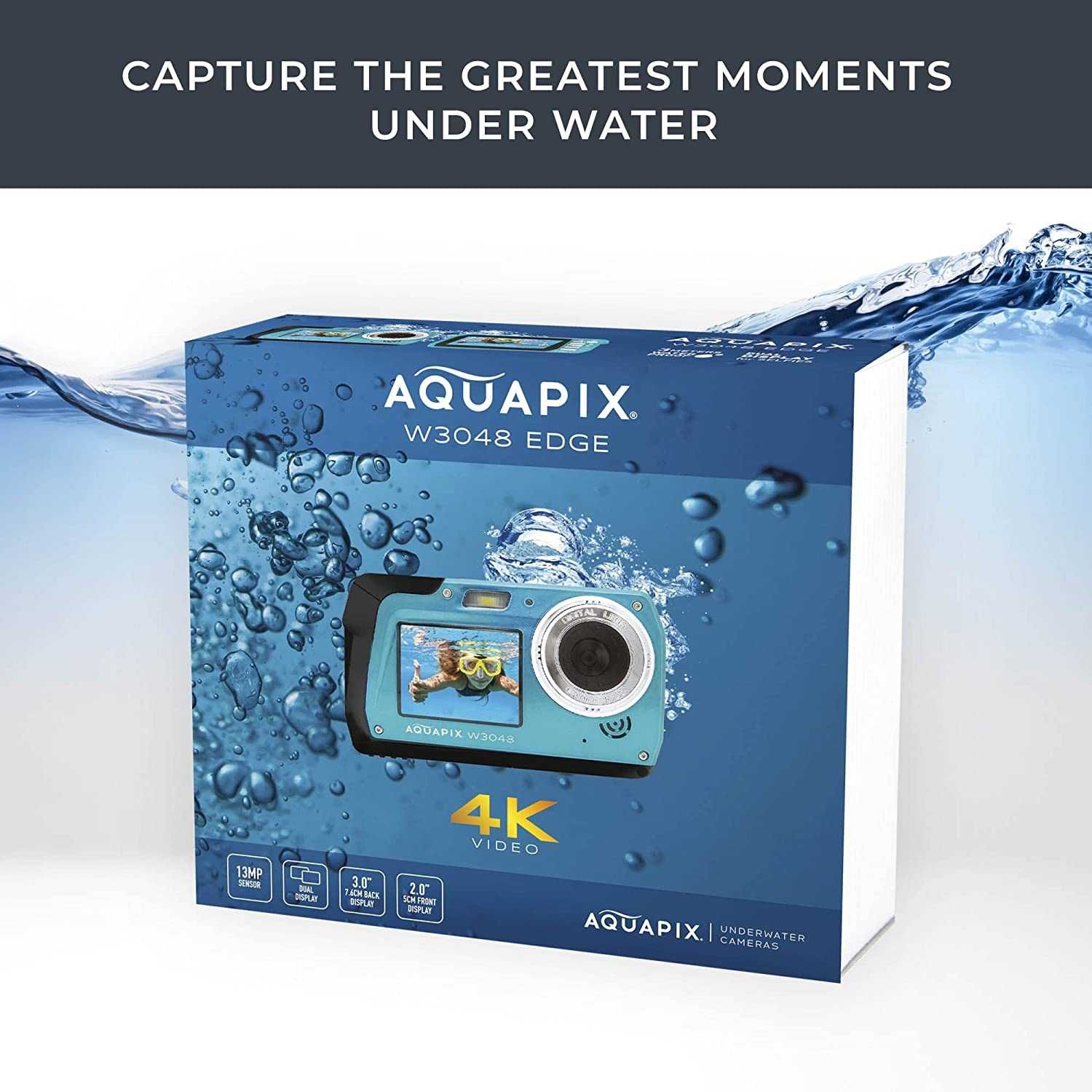 AQUAPIX W3048 EDGE Camera Foto Subacvatic 4K 48MP Sigilat !