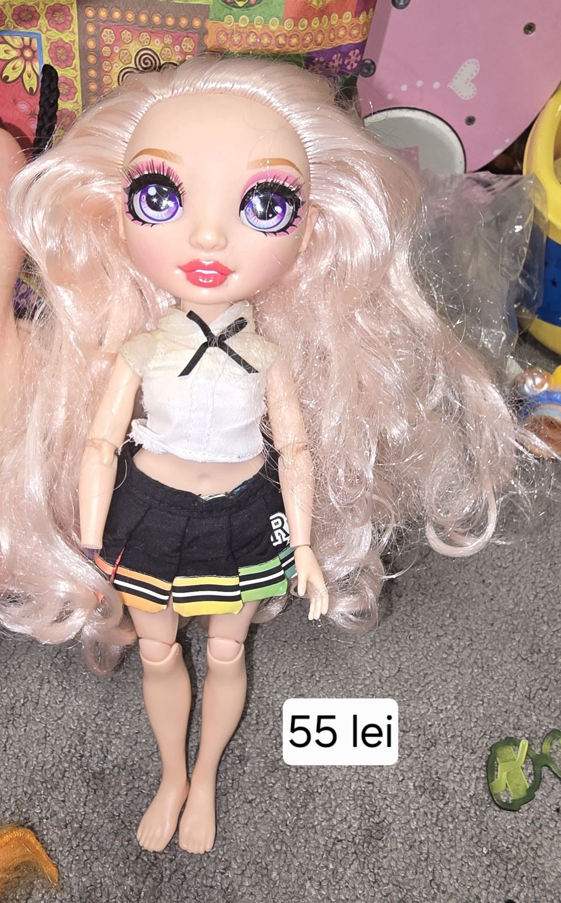 Papusi rainbow high si Monster high