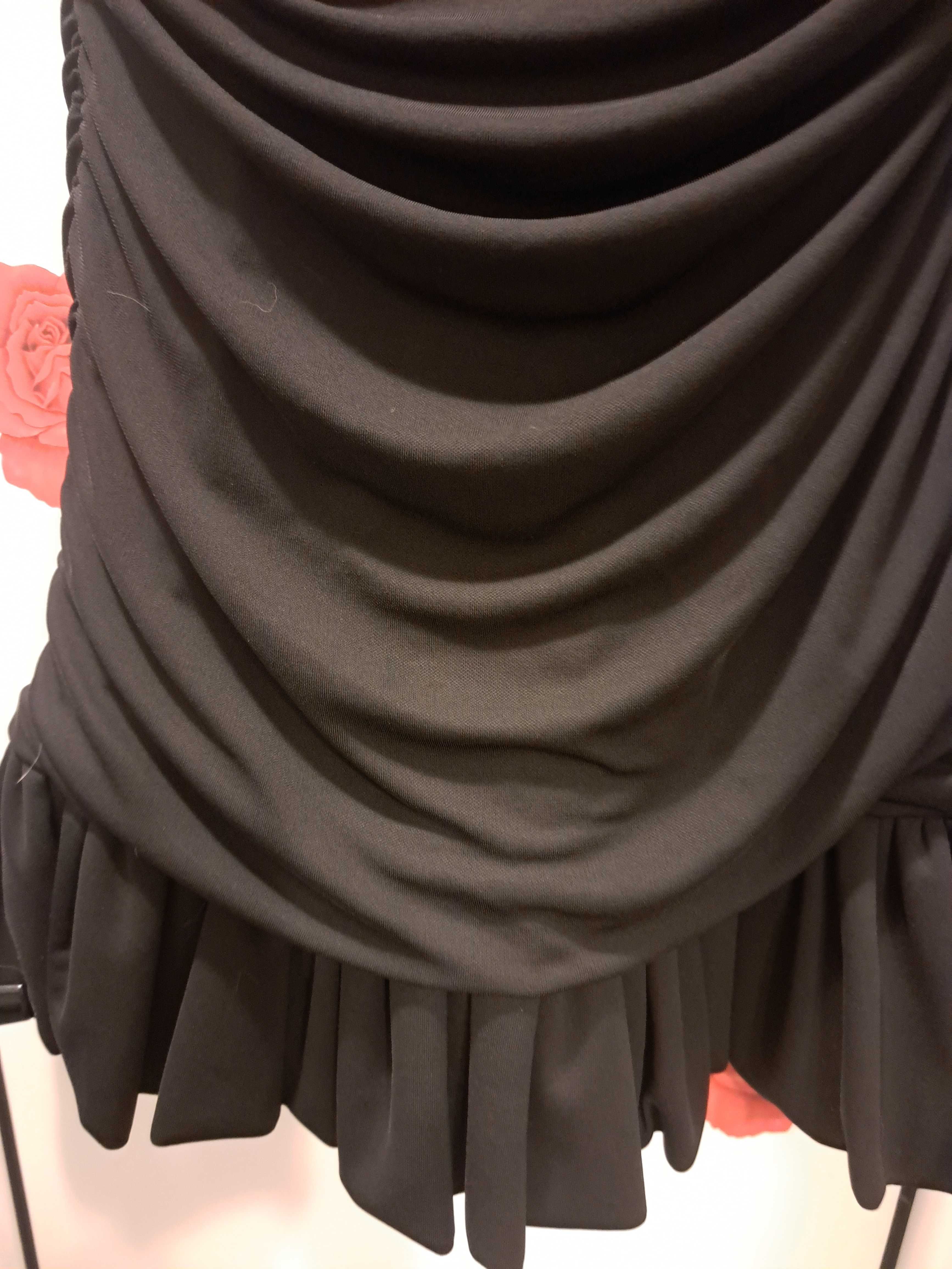 Ефектна малка черна коктейлна рокля ZARA