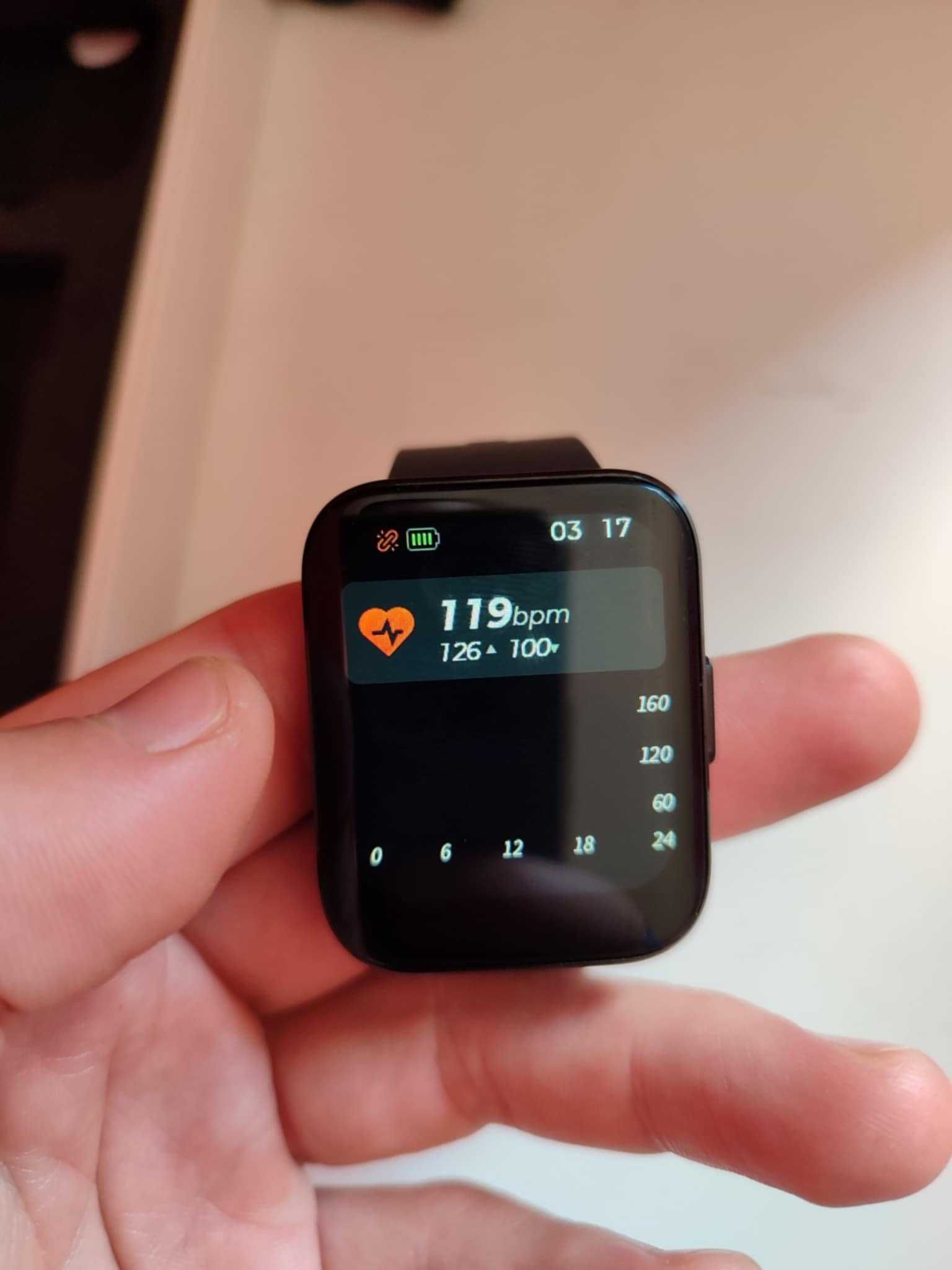 Спортен смарт часовник Smart Watch Dual Curved Screen