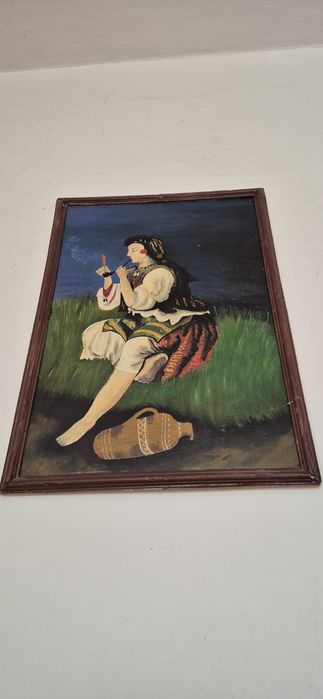 Tablou pictat manual – Boriasa - Din Folclorul Transilvănean