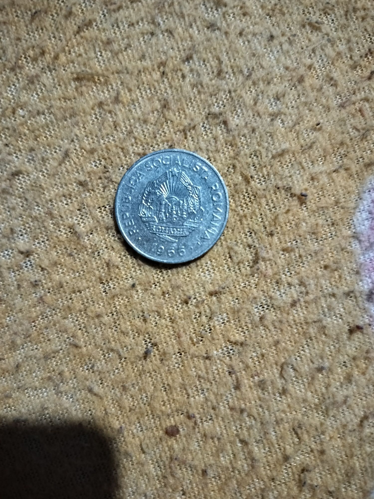 Monedă de 1 leu din anul 1966