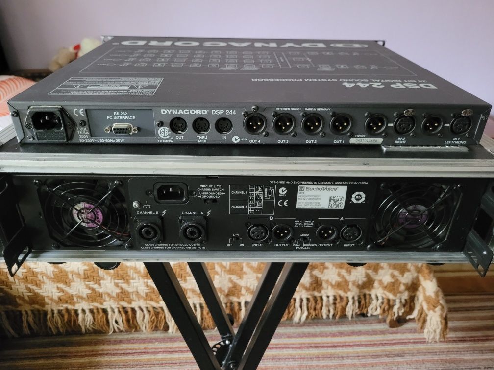 Vand Dsp 244 si EV Q99  - SL1800 Dynacord Electro Voice