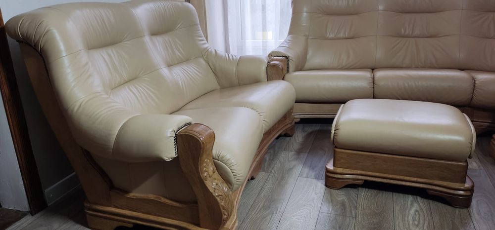 Canapele fotolii piele naturala living