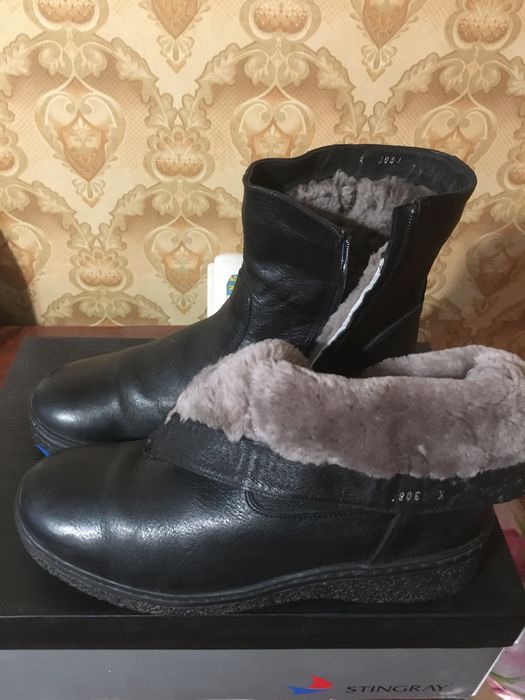 Мужские кожанные ботинки