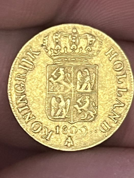 Златна монета 1 Дукат Луи Наполеон