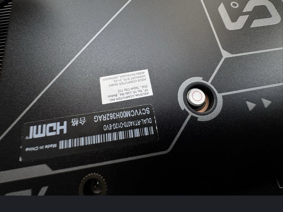 RTX 4070 12gb ASUS DUAL