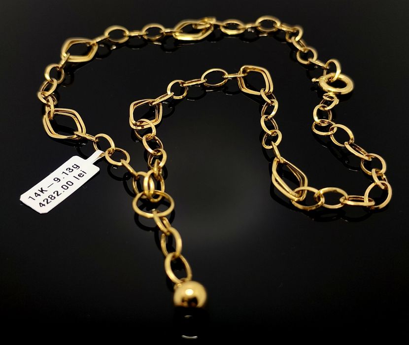 Bijuteria Royal lant din aur 14k 9.13 gr
