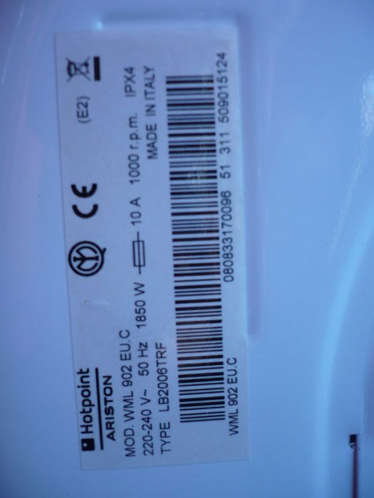 Пералня Hotpoint ARISTON MWL 902