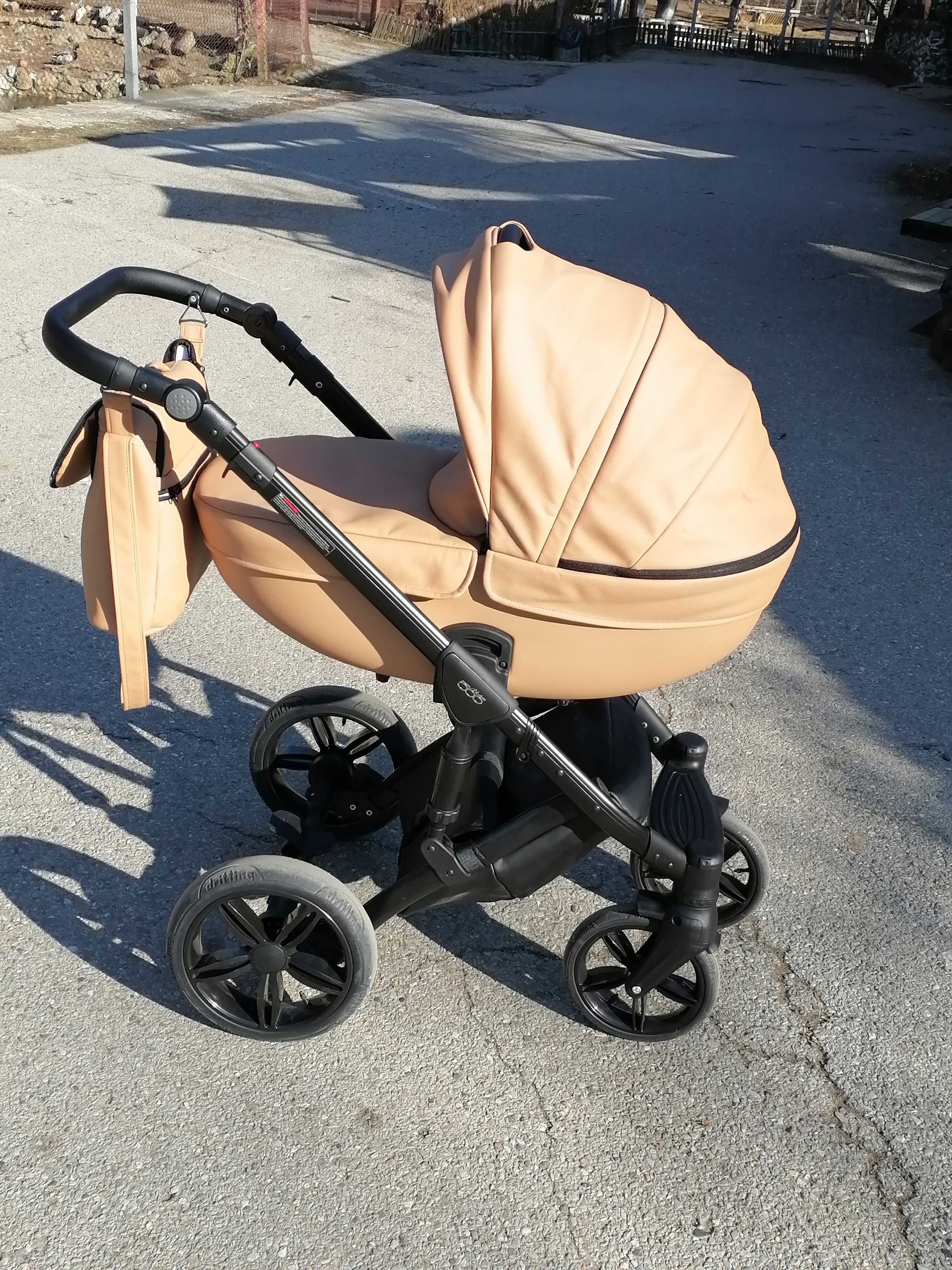 Бебешка количка  3в1 MAX500 CARAMEL 3в1