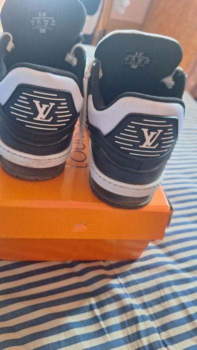 Adidasi Louis Vuitton Trainer Sneaker Black-White Produs Nou-Full Box