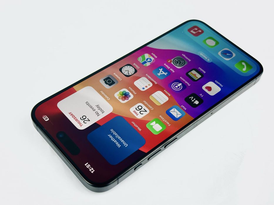 Apple iPhone 15 Pro 1TB Black Titanium 90% Батерия! Гаранция!