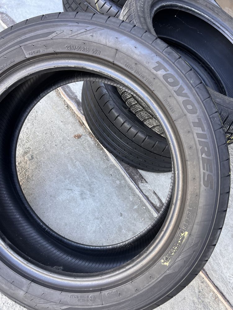 4 anvelope vara ca NOI 225/50/18 , Toyo , DOT 2022 , 7 mm