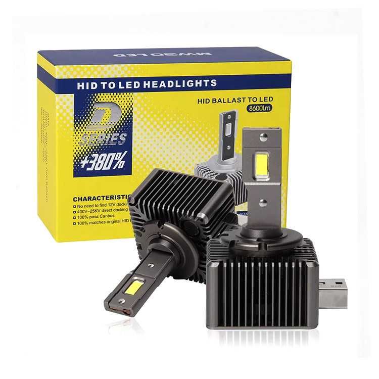 Bec D1S LED Plug&Play pentru far auto 70W Chip Cree 8600 Lm, set 2 buc