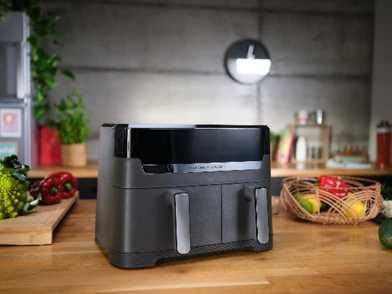 Нов Еър Фраяр Tefal Dual Easy Fry & Grill 8.3 Литра