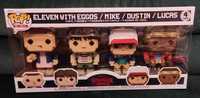 SET 4 Figurine STRANGER THINGS: Eleven with Eggos, Mike, Dustin, Lucas