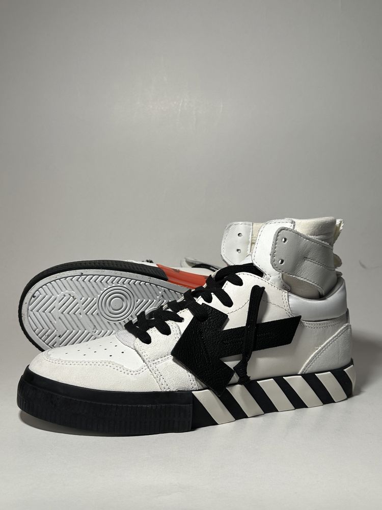 Off-White Vulcanized High-Top “Black-White” - 39, 40, 41, 42, 45, 46