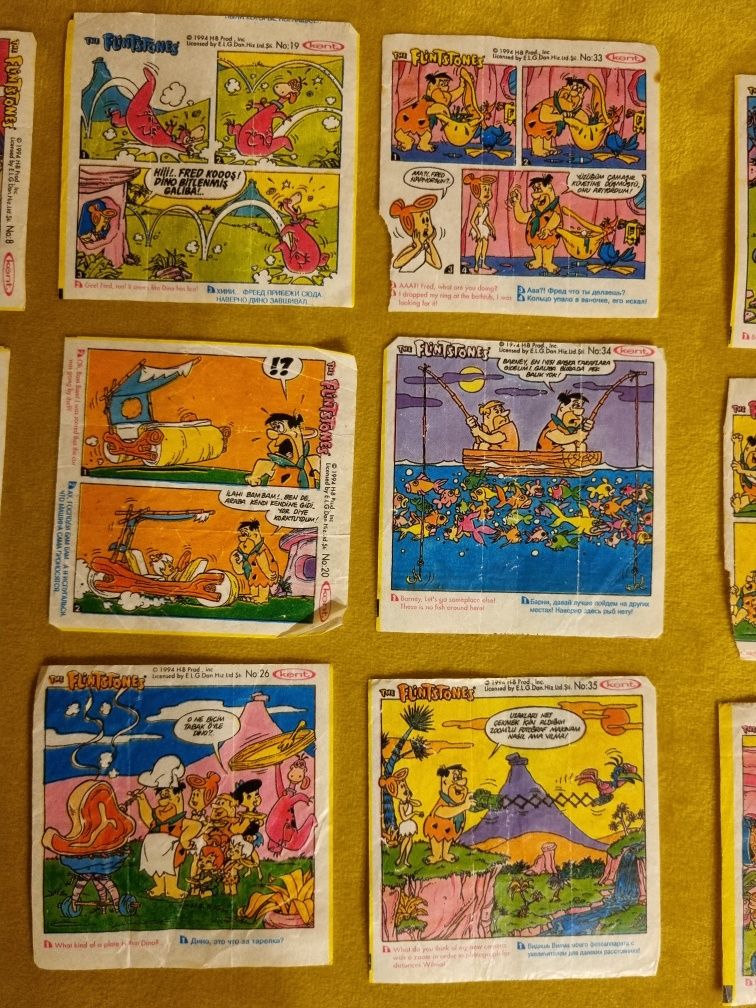 Ретро картинки от дъвки Кент Флинтстоун, Флинстоун, Kent Flintstones