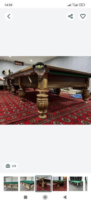 Былярдни столь орех мрамирни 4 комплекта есть