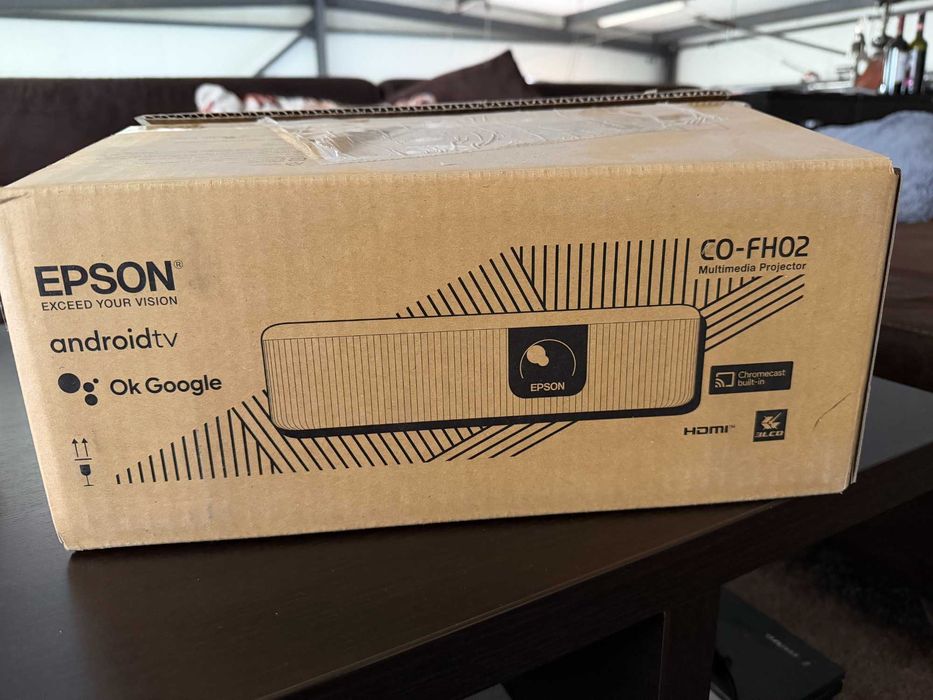 Видеопроектор проектор Epson CO-FH02 3LCD Full HD 3000 лумена бял