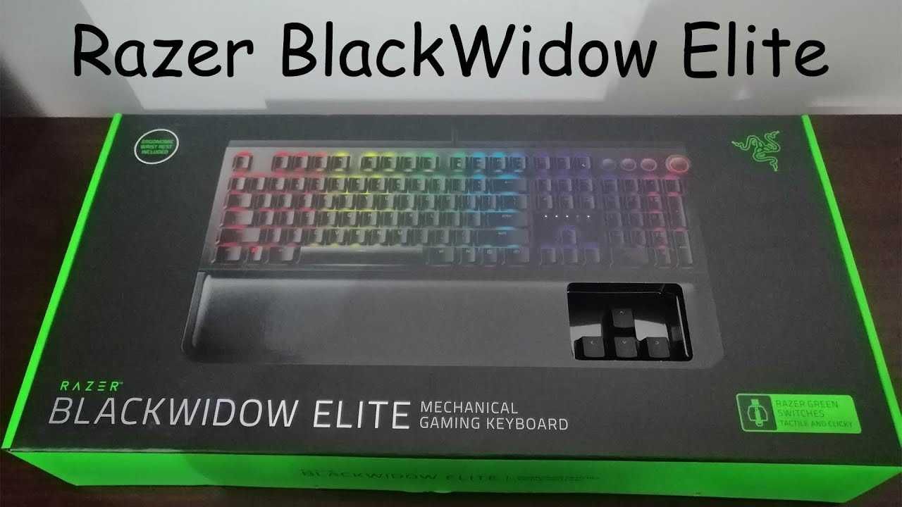 Tastatura Gaming Mecanica Razer BlackWidow Elite Green Switch Sigilata
