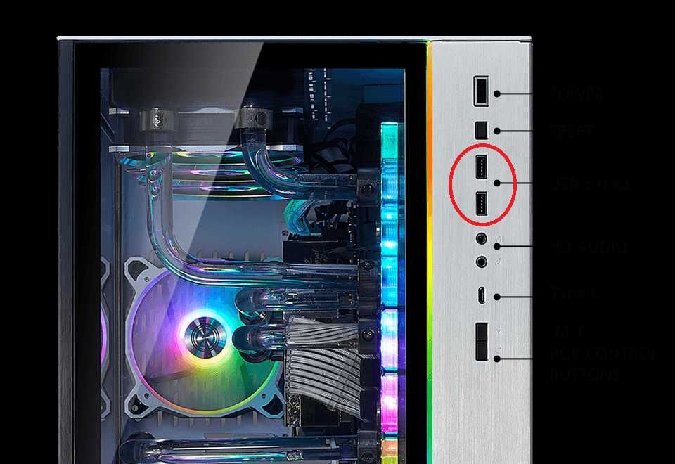 Carcasa PC Lian li O11 Dynamic ROG XL (silver)