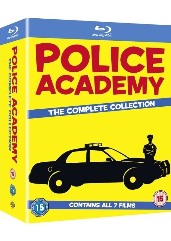 Produs nou original și sigilat. POLICE ACADEMY. set box blu ray.