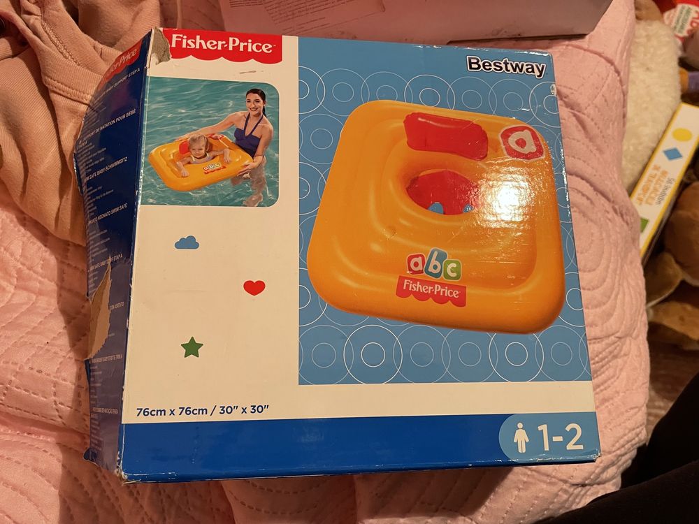 Colac pentru bebelusi Bestway Fisher Price, DecorCasa, 76 * 76 cm