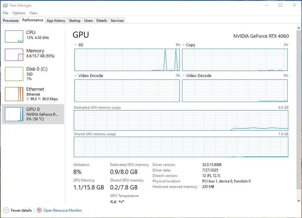 Vând PC gaming AMD 8400F RTX 4060