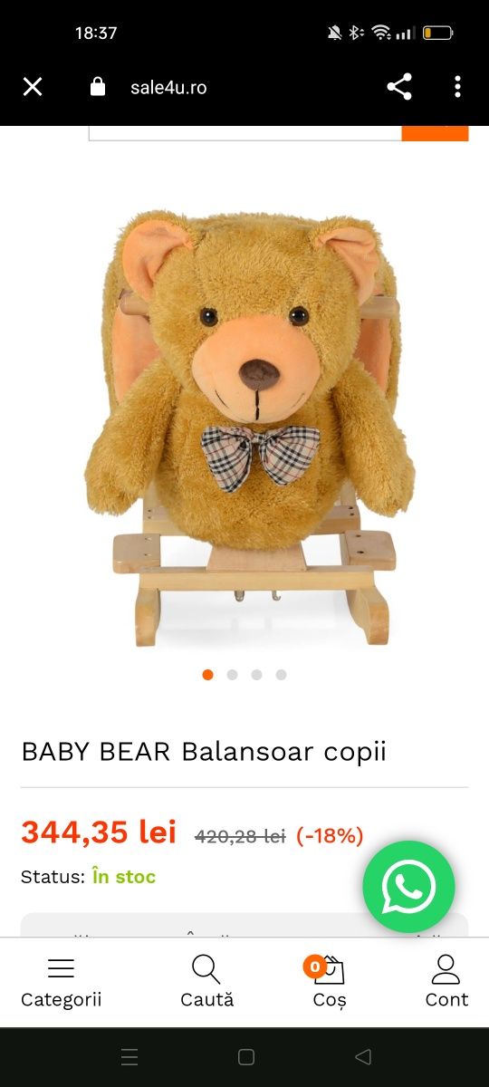 Balansoar copii baby bear