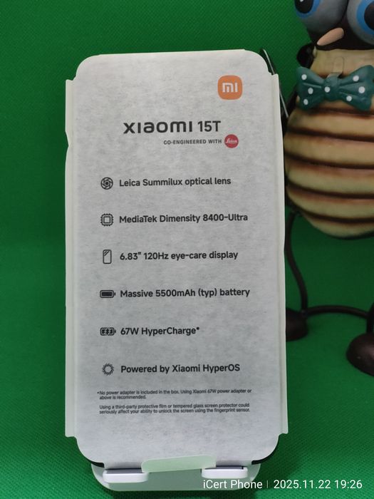 Xiaomi 15T Nou * Garantie * Buy Back *