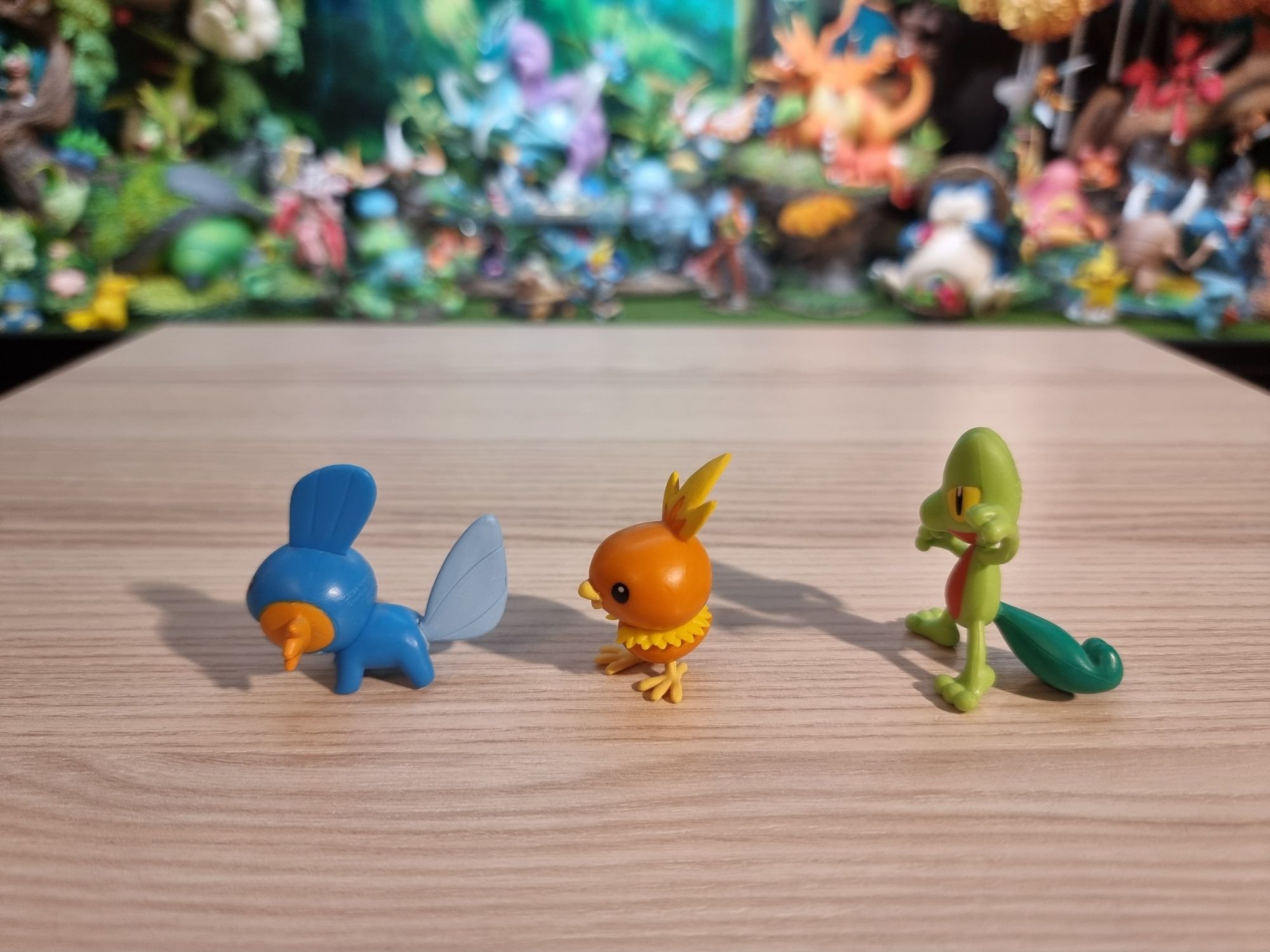 Pokemon Set ieftin (Torchi + Mudkip + Treecko) - Figurine