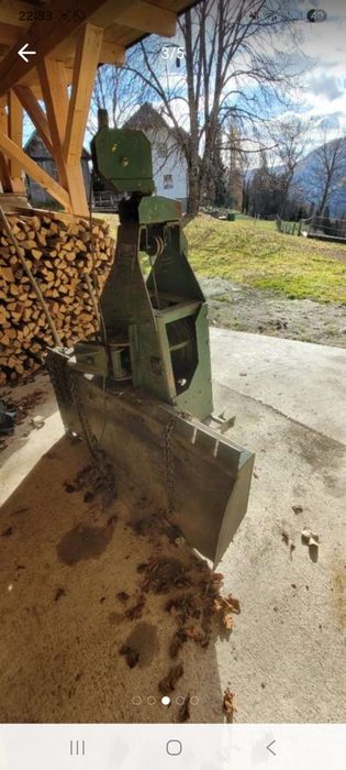 Troliu forestier în tiranti KRASSER 2 reductoare 5.5 Tone 100m cablu