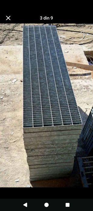 Vindem grătare zincate orice dimensiune și trepte pentru scări