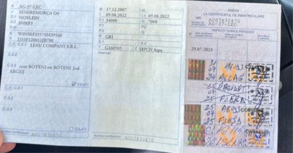 Semiremorca basculabila 2008