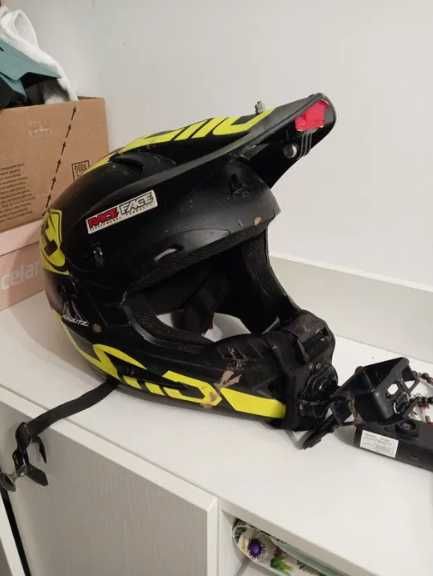 Cască motocross/MTB HELNO + Ochelari