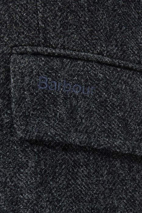 Barbour, Palton de lână Harrow, Gri, M