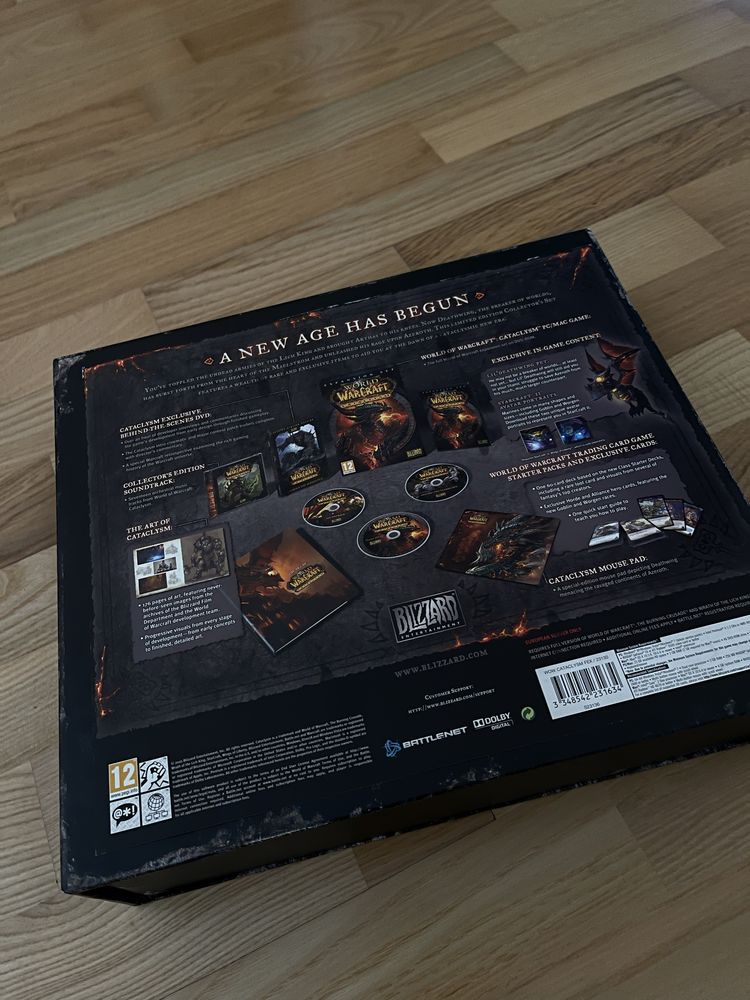 Wolrd of warcraft cataclysm Collectors Edition