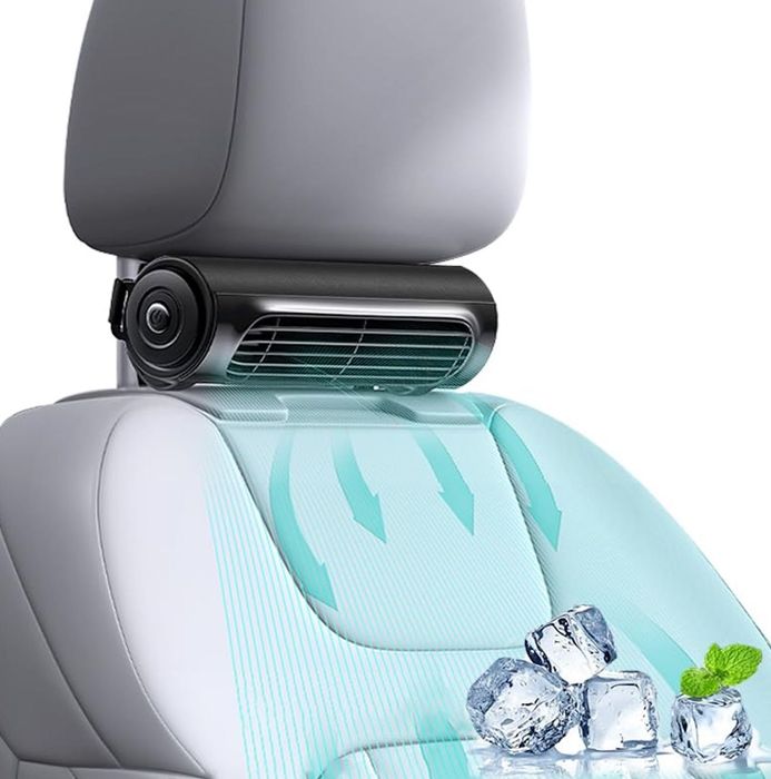 Ventilator Auto USB Portabil Ventilare Puternică cu 3 Trepte
