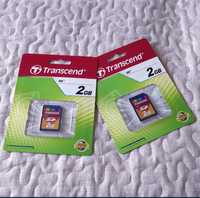 Transcend SD карта памяти 2 gb 2 гб