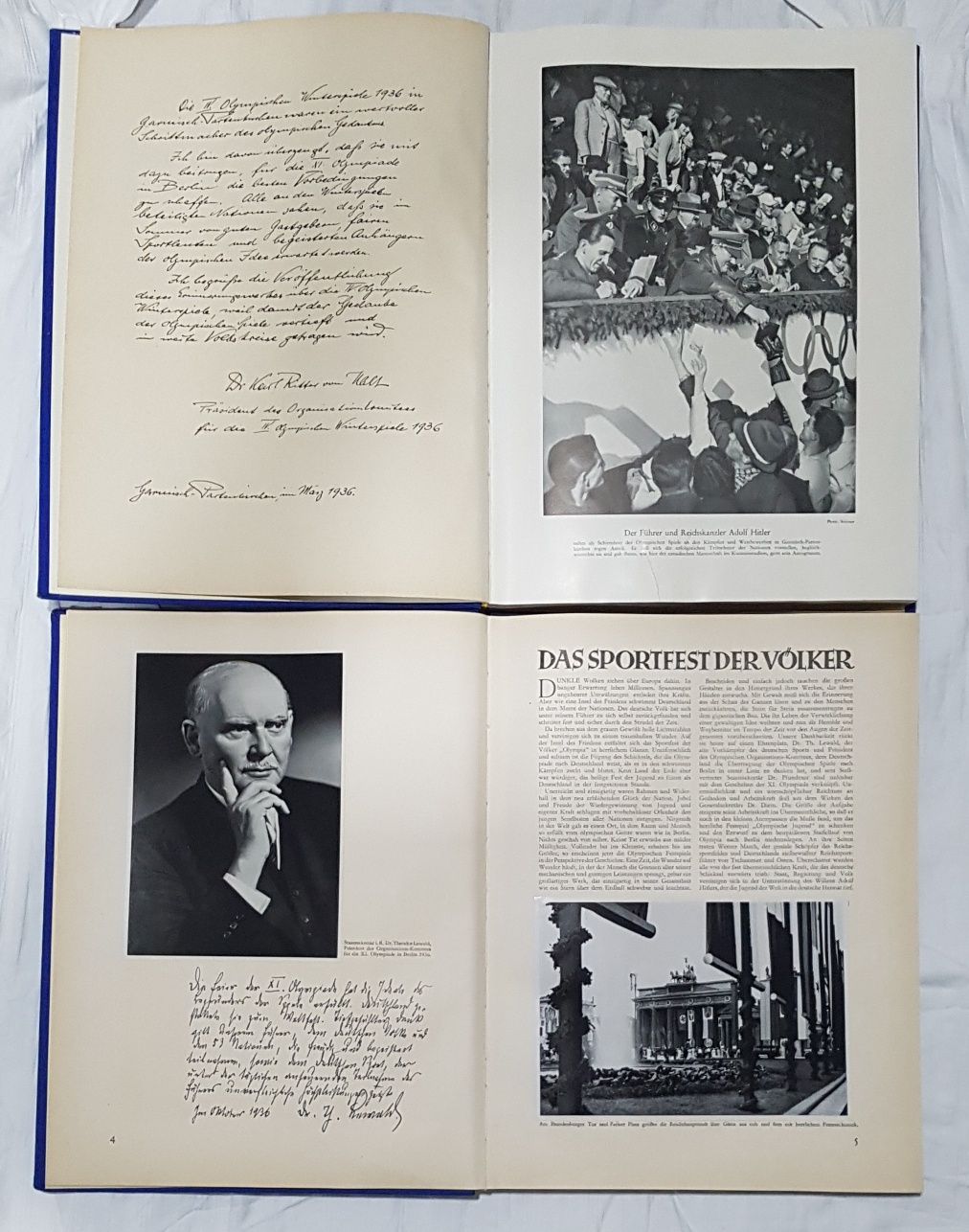 Raritate! Album foto Olympia 1936, nazist, 2 volume impecabile