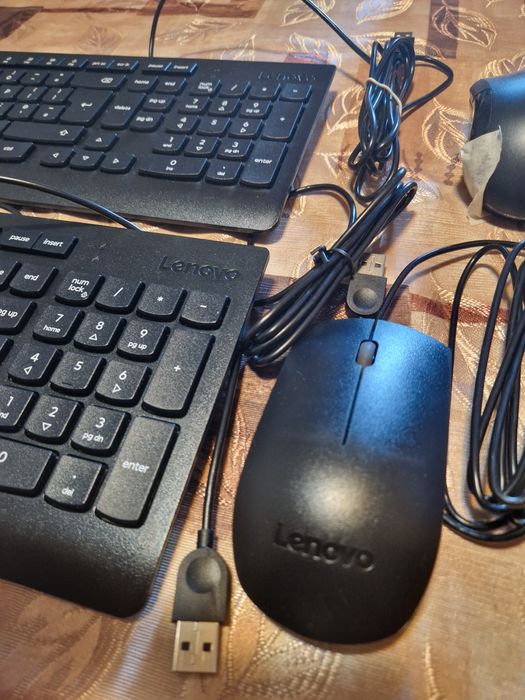 Tastatura Lenovo Essential, Wired, layout US (Negru)