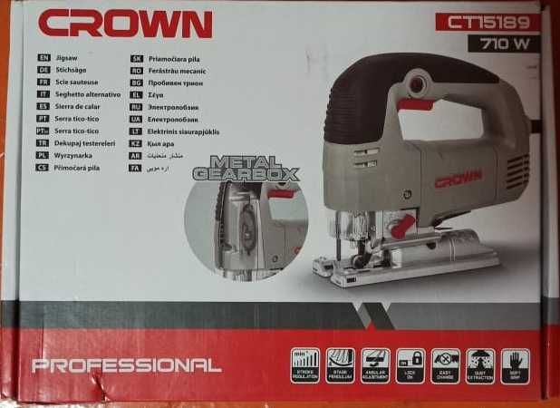 Продам новый электролобзик CROWN CT15189