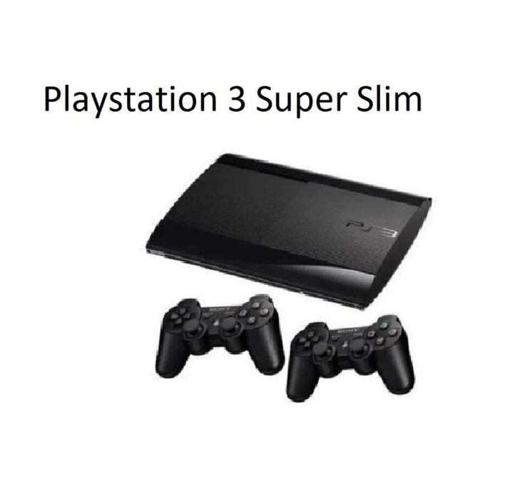 Sony PS-3 Super Slim записаны 2джойстика